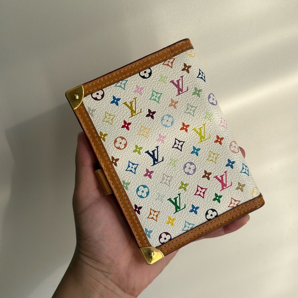 Louis Vuitton Murakami White Multicolor Agenda PM - Picture 2 of 9